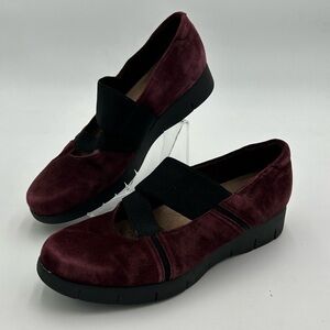 Clarks Daelyn Villa Suede Slip On Shoes